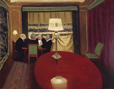 A Round of Poker, 1902 by Felix Edouard Vallotton